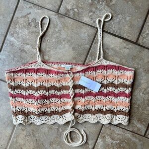 American Eagle Crochet Top